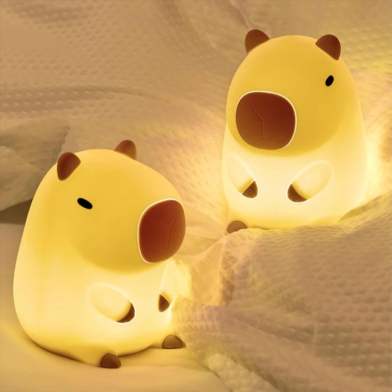 Lulucapy® — la veilleuse capybara en silicone