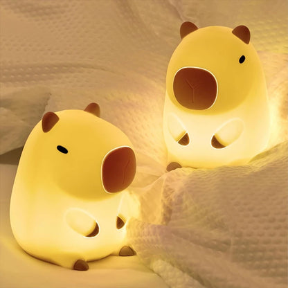 Lulucapy® — la veilleuse capybara en silicone