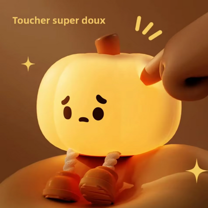 Luluboo™ — la petite veilleuse citrouille pour apaiser vos soirées