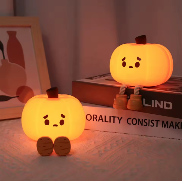 Luluboo® — la petite veilleuse citrouille pour apaiser vos soirées