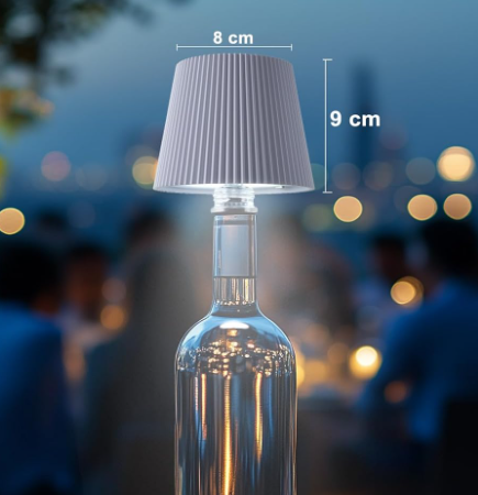 Lululight® — la lampe décorative abat-jour pour bouteille & vase