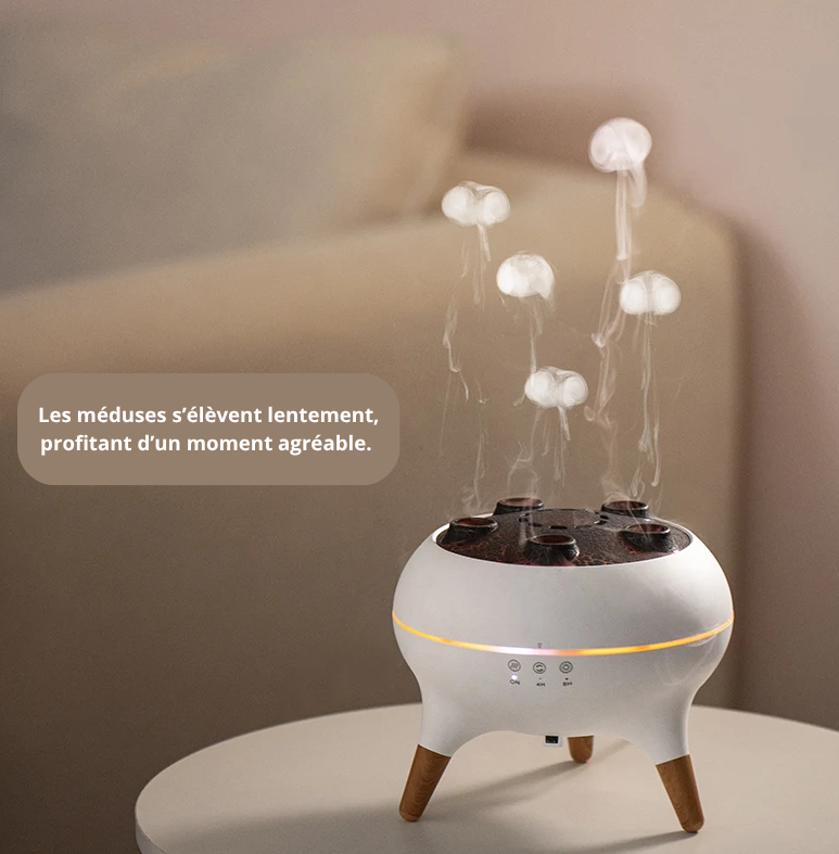 Lulufuser® — Diffuseur d’ambiance “méduses” & halo lumineux